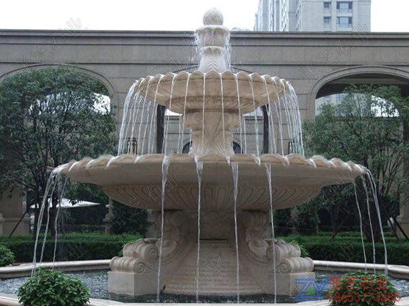 石雕喷泉