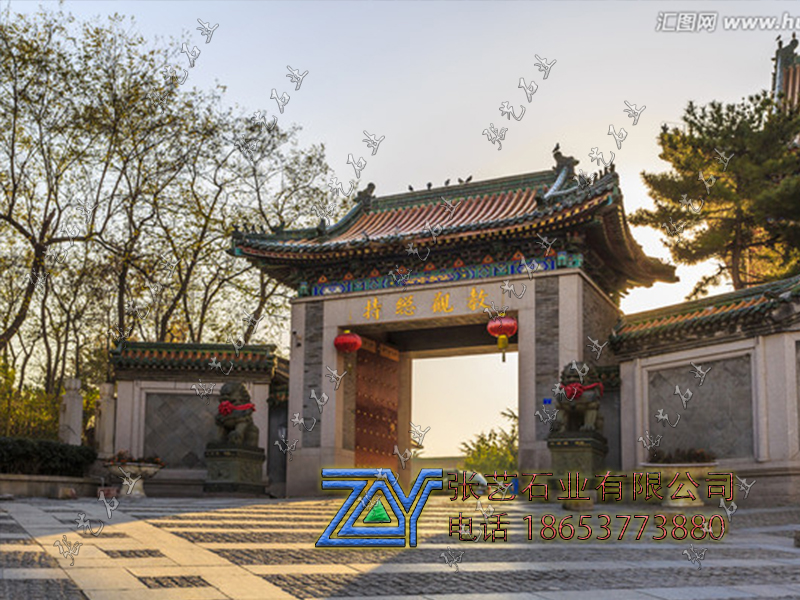 寺庙牌坊 