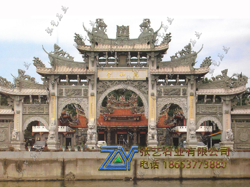 寺庙山门 