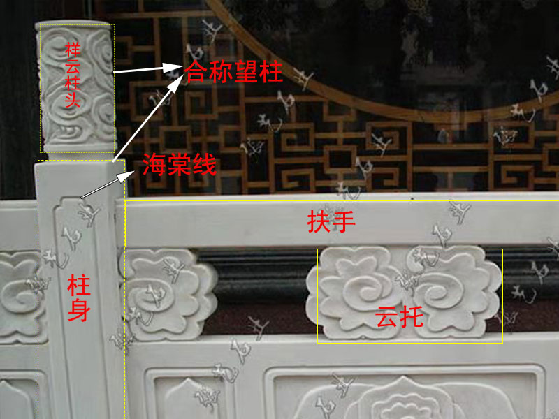 石栏杆 