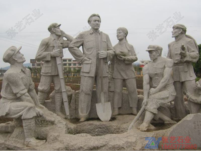 毛主席石雕像 
