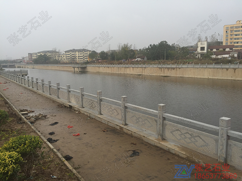花岗岩河道石栏杆 