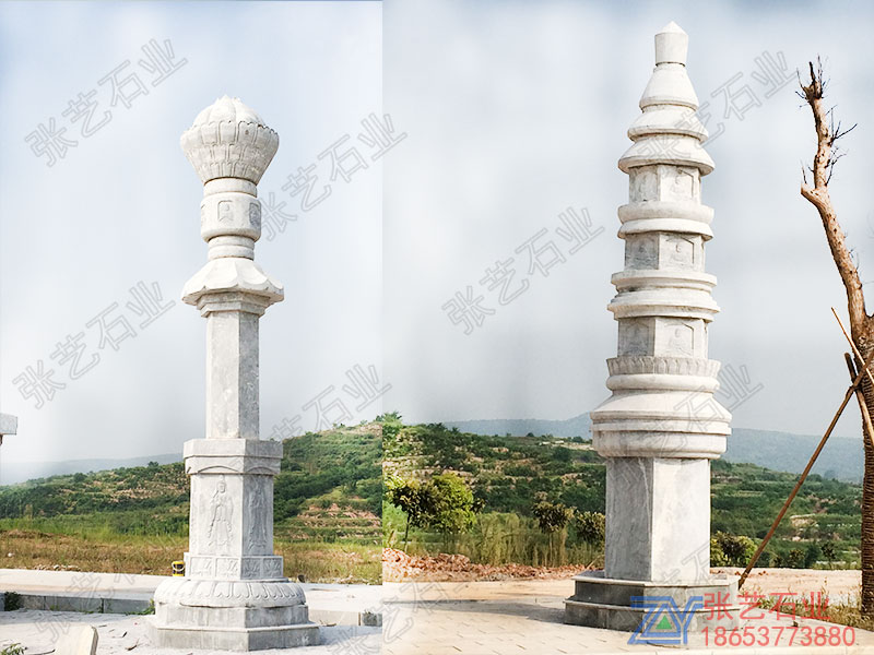 石雕文化柱 