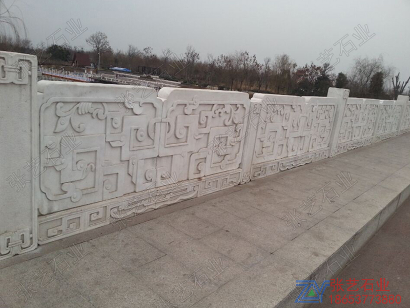 汉白玉石栏杆 