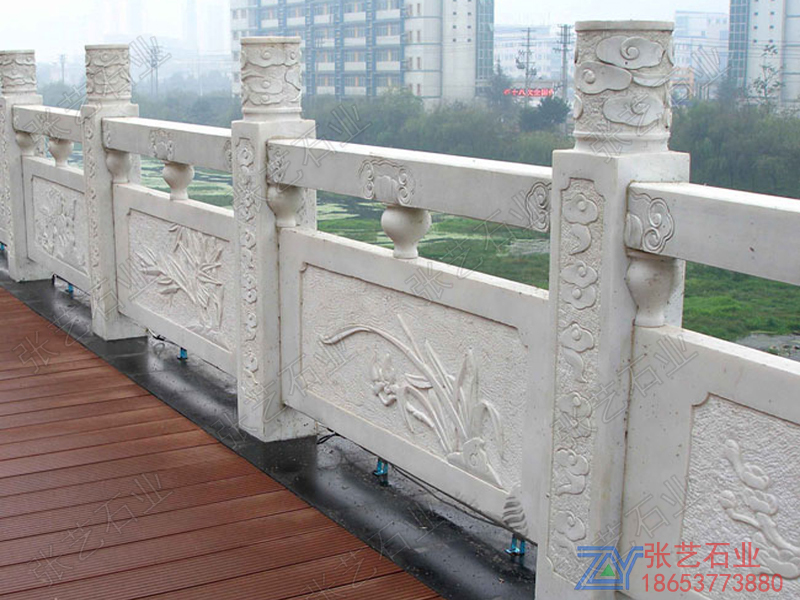 汉白玉石栏杆 