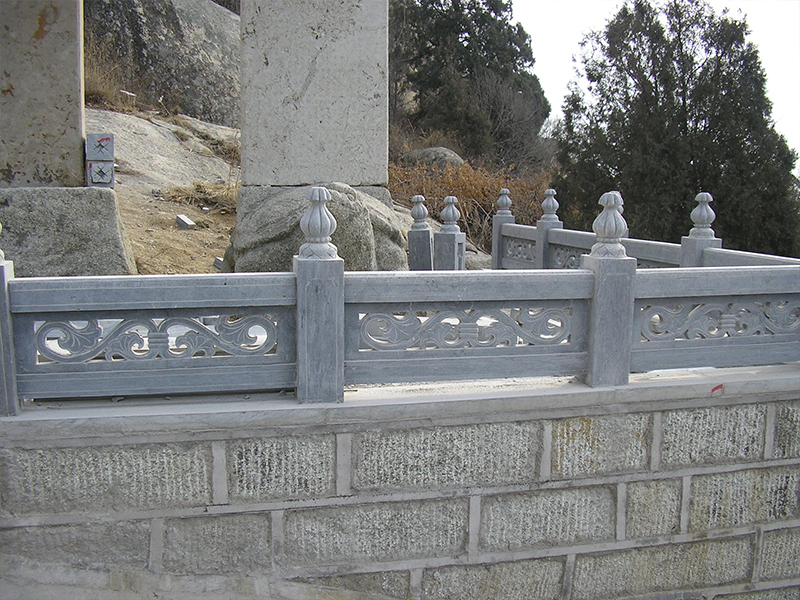 青石栏杆 