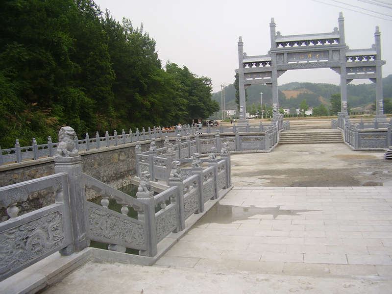 石栏杆 