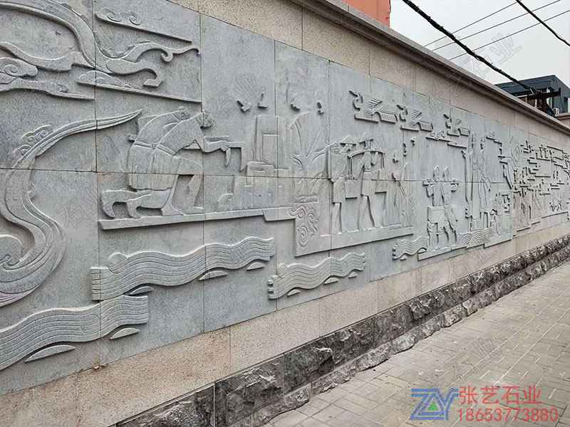 中国梦浮雕文化墙壁画 