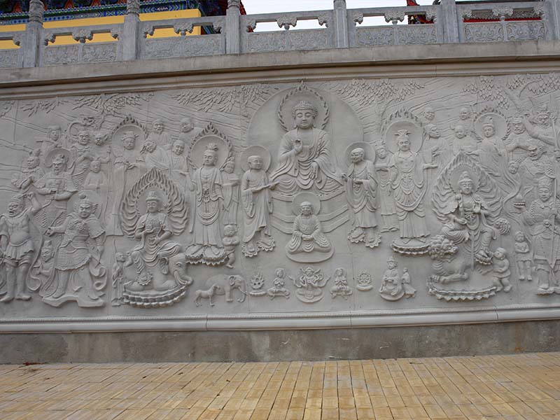 青石浮雕为什么多用于寺庙石材浮雕壁画之中