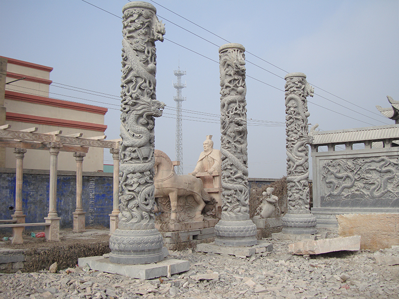 石龙柱雕刻技术的历史传承