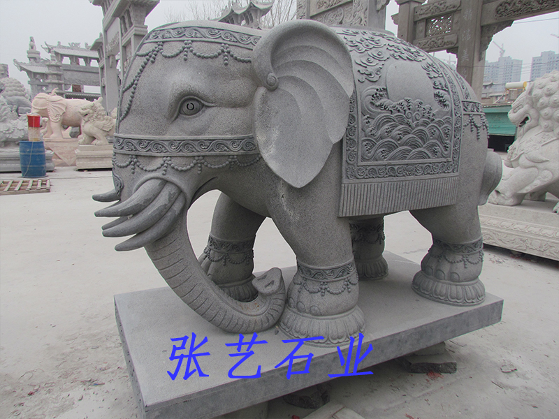 石雕大象 