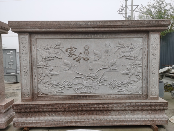 别墅庭院石雕影壁