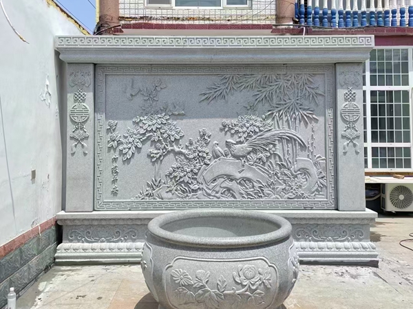 芝麻白影壁墙